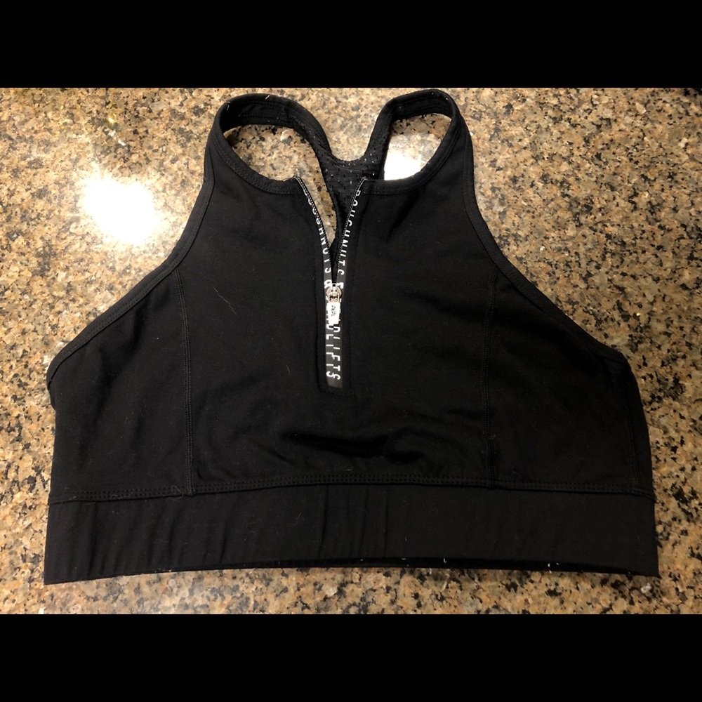 DNDL sports bra- front zip